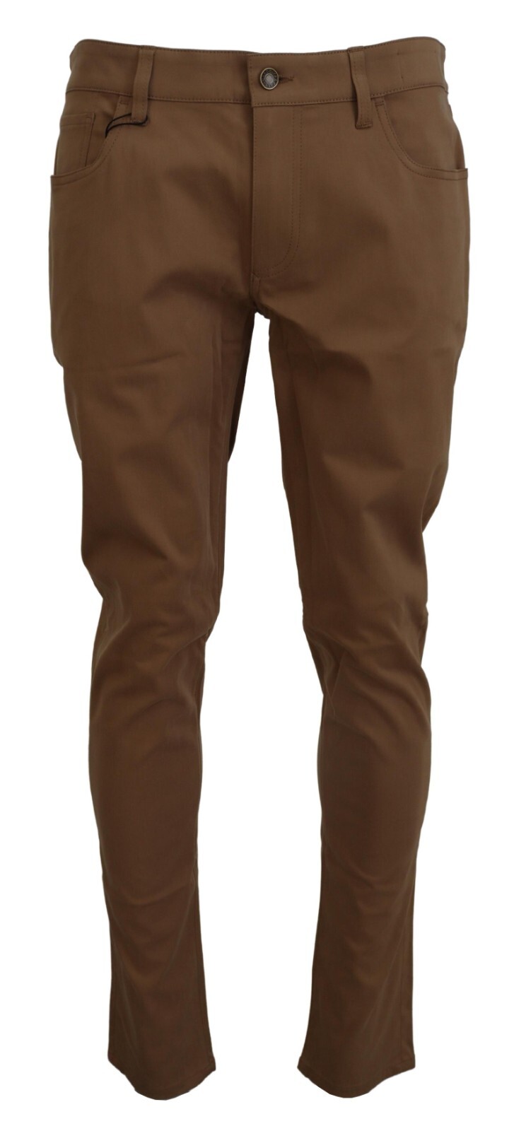 

Джинсы DOLCE - GABBANA однотонные коричневые хлопковые зауженные мужские джинсы IT52/W38/L 370 долларов США, Коричневый