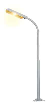 VIESSMANN 6091 1/87 HO LAMPADAIRE FOUET LED JAUNE AVEC SOCLE CABLE REVERBERE H0