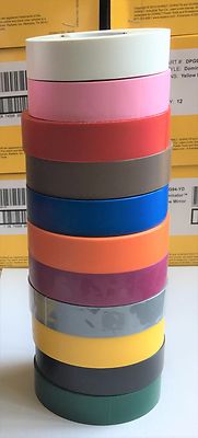 3/4'' x 66 Ft - General Purpose Electrical Tape - Rainbow  Pack of 11 Rolls