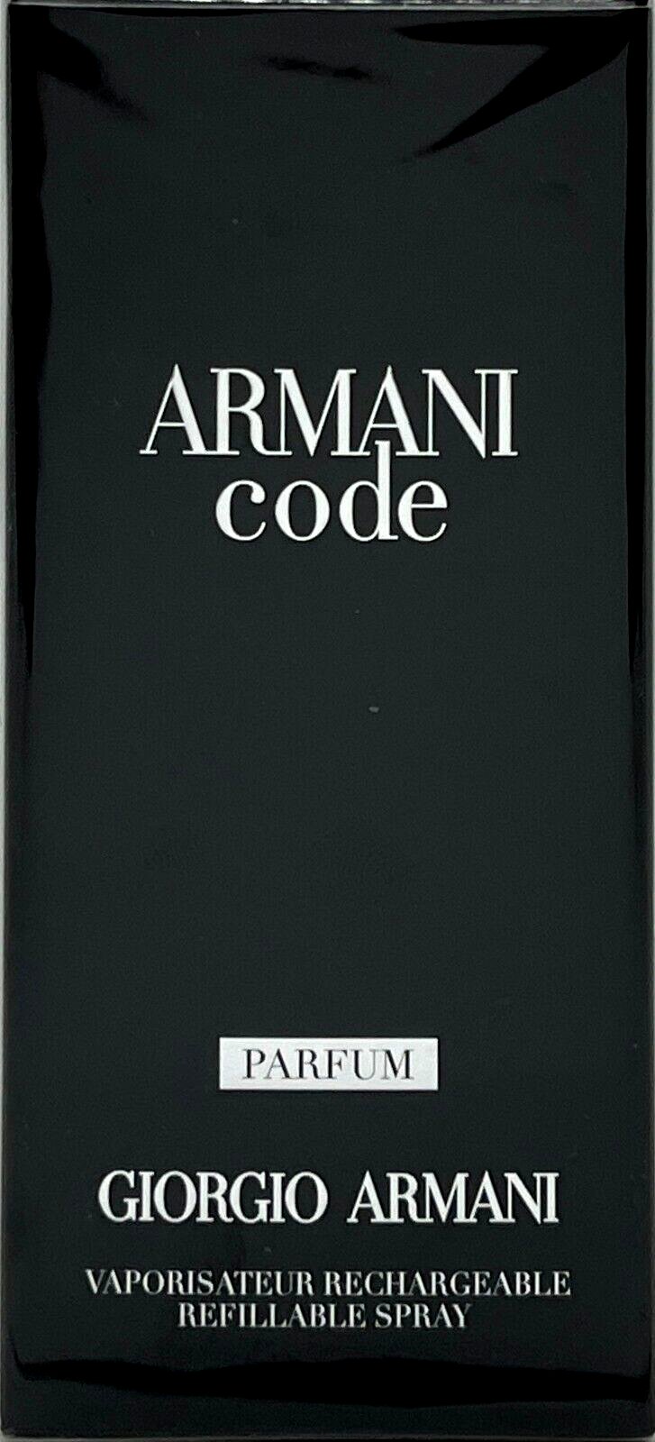 GIORGIO ARMANI CODE PARFUM REFILLABLE SPRAY FOR MEN 2.5 Oz
