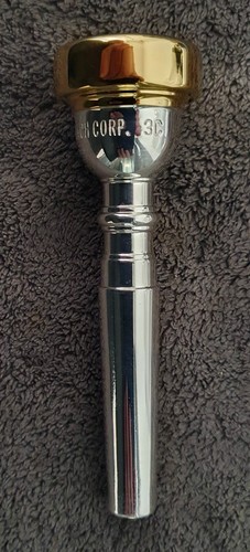 BACH ラージレター 3C リムGP 旧刻印 バック 中古トランペットマウスピース 3C GP