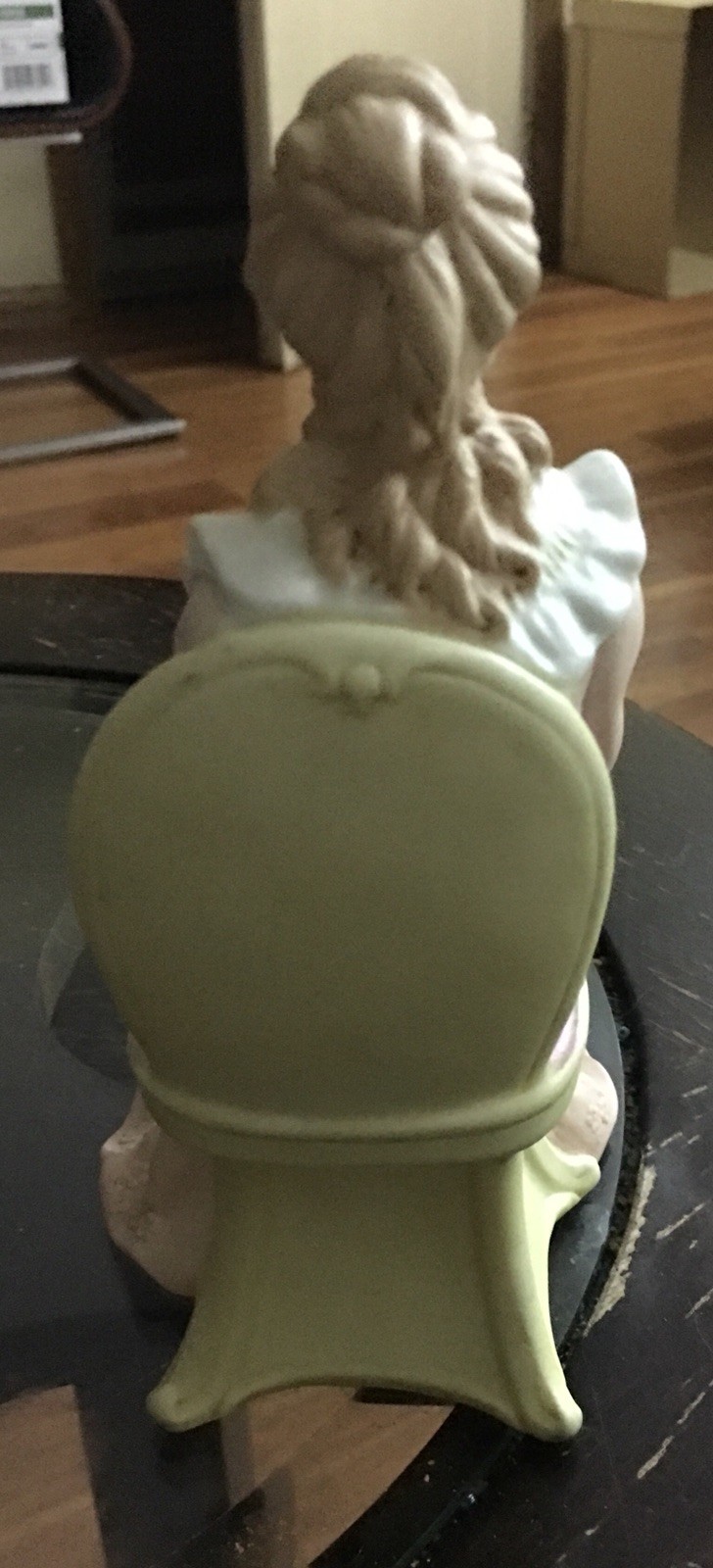 Original COURTNEY'S DREAM Porcelain Figurine Lady Sitting in Chair HOMCO #1439