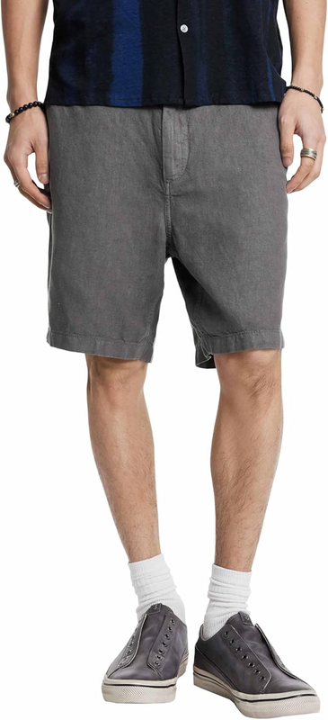 John Varvatos Men's Johnny Flat Front Short