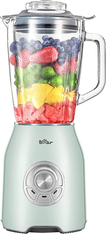Bear Countertop Blender, 1000W Professional Smoothie Blender for Shakes and Smoo
