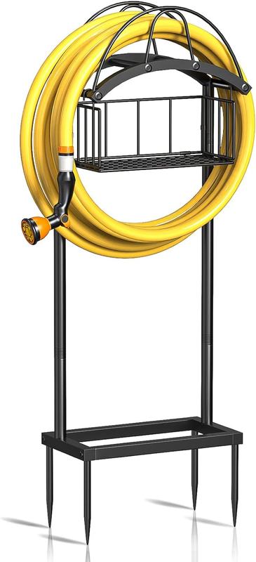 Holder Freestanding Heavy Duty 4 Spikes Water Storage Basket 100ft