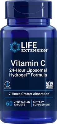 Life Extension Витамин C 24-часовая липосомальная гидрогелевая формула 60 таблеток