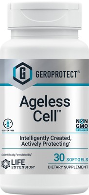 Геропротекторное средство для продления жизни Ageless Cell 30 мягких капсул