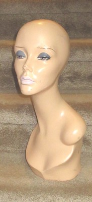 Vintage Mannequin Model - 1960's For Wigs, also great for Hat display 19