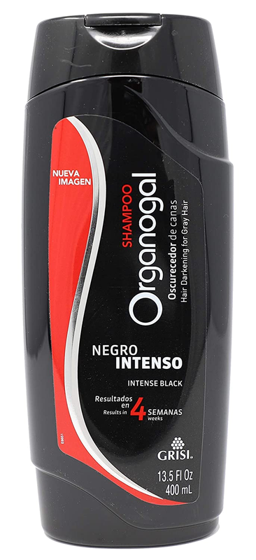 Grisi Organogal Shampoo, Darkening Shampoo with Cactus Extract, 13.5 Fl Ounces