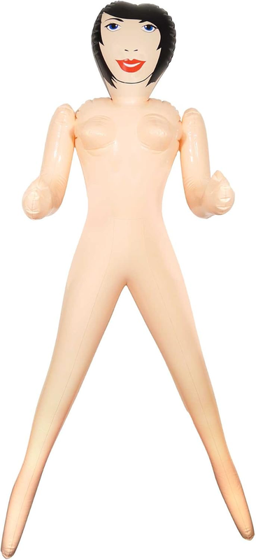 Henbrandt Inflatable Woman 150Cm Blow up Female Doll Stag Do Hen Night Party Decorations Photo Booth Props Fake Girlfriend Novelty Secret Santa Joke Gift for Men
