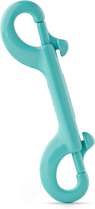 Pets - Stainless Steel, Multipurpose, Double Sided Bolt Snap Hook (Teal, Single)