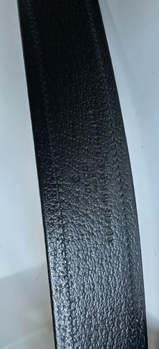 Pre-owned Gucci Women's Gg Supreme Monogram Leather/fabric Belt Black 80/32 It 684485 In Brown