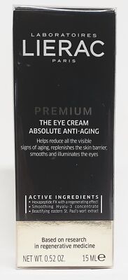 Lierac Premium The Eye Cream Absolute Anti-Aging - 0.52oz / 15ml