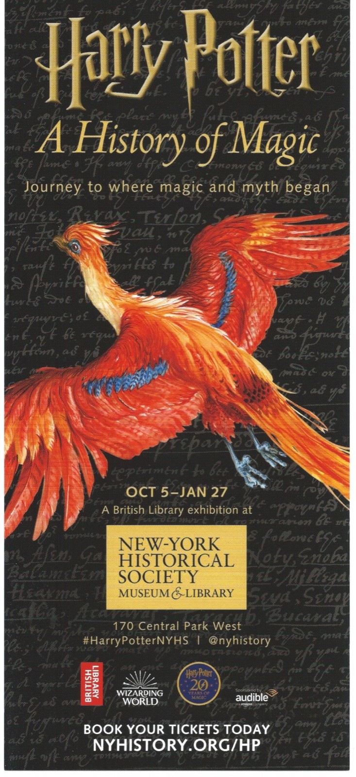 HARRY POTTER: A HISTORY OF MAGIC New-York Historical Society HARRY POTTER: A HISTORY OF MAGIC New-York Historical Society