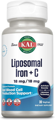 Liposomal Iron Supplement with Liposomal Vitamin C, Iron Supplement for Women an