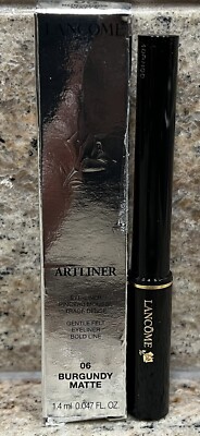 Lancome Artliner Gentle Felt  Point Eyeliner Bold Line ~ Burgundy Matte