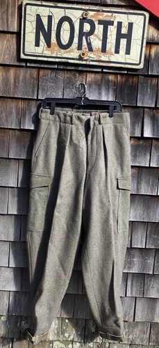 ORNKLADER Military Heavy Wool Cargo Pants Hunting Winter Fishing Pants 30 7