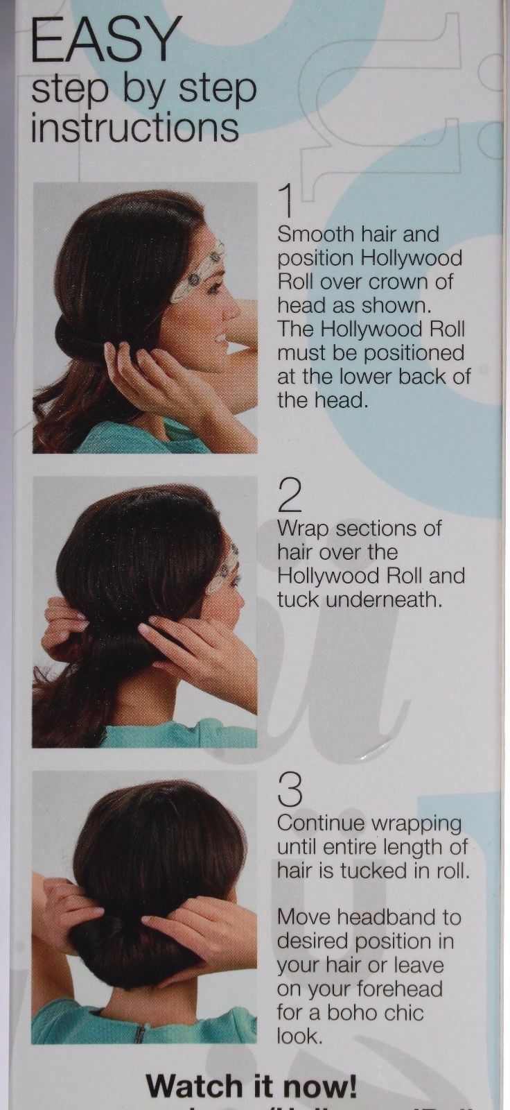 NEW!! Scunci Hollywood Roll Hairband / Headwrap