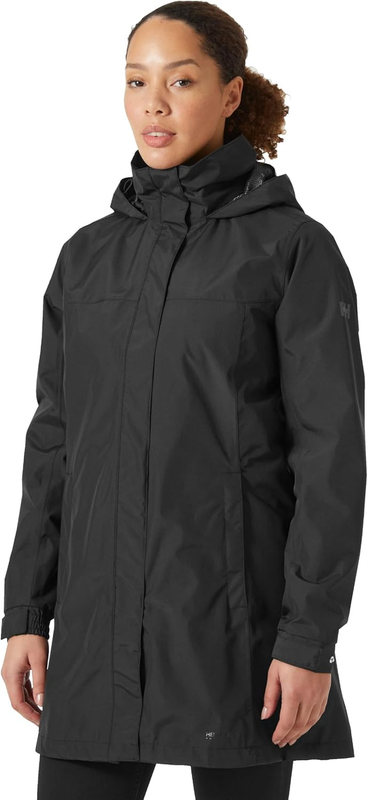Helly-Hansen Womens Aden Waterproof Breathable Hooded Long Rain Jacket