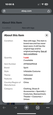 Item photo(s) from verified buyer