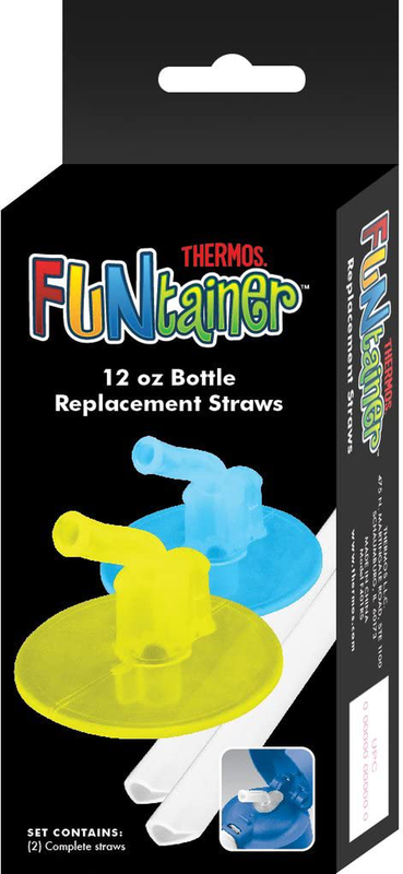 Replacement Straws for 12 Ounce Funtainer Bottle, Clear, one size