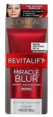 L'Oreal Revitalift Miracle Blur Instant Skin Smoother SPF 30 1.18 oz