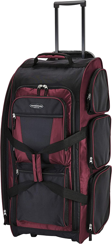 Xpedition 30 Inch Multi-Pocket Upright Rolling Duffel Bag, C