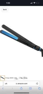 Babyliss Pro  Nano Titanium-plated Ultra-thin Straightening Iron 1'' NEW/OB
