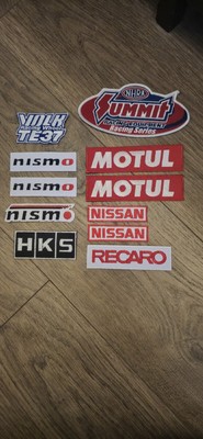 Jdm Brand Patches Hks Recaro Nissan Nismo Summit Volk Racing Motul