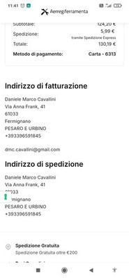 Foto dell'oggetto di un acquirente verificato