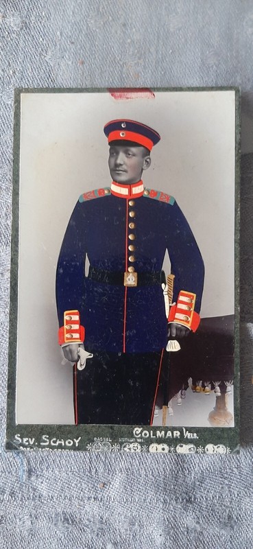 Cdv Photo Colmar Alsace Militaire Landser Rare