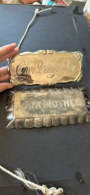 Victorian casket plates