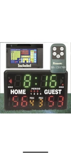 Indoor Scoreboard Multisport Basketball Court Equipment Boxing Volleybal Remote