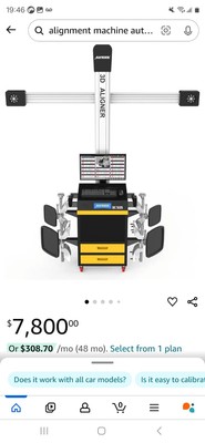 AUTOOL 3D Wheel Alignment Machine Fully Automatic Tracking Tire Aligner System