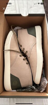 Timberland Ashwood Park Size 8.5/9 Chukka Boots  Canvas Comfort Shoes Men's