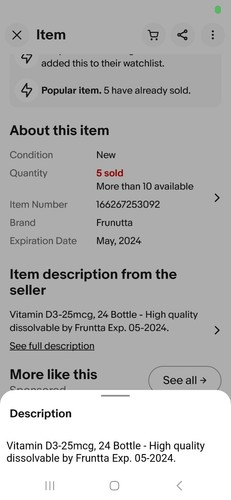Item photo(s) from verified buyer