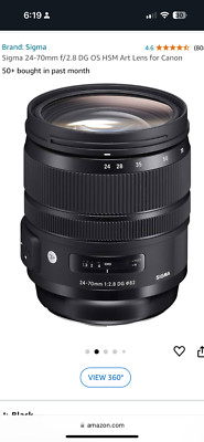 Sigma Art 24-70mm f/2.8 DG OS HSM Lens - Black