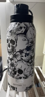 HYDRAPEAK Artisan 32oz Stainless Skull Chug Lid Water Bottle Hot/Cold