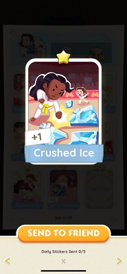 Crushed Ice Set 2 Shield Breaker   Monopoly GO! 1  Sticker