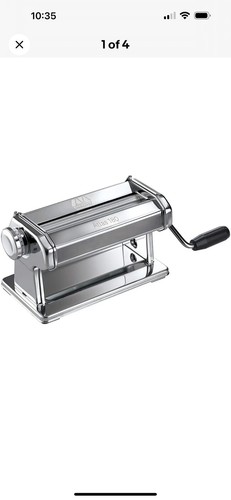MARCATO 8342 Atlas Pasta Dough Roller, Made in Italy, Includ