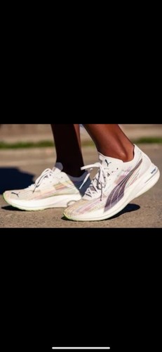 Pre-owned Puma Deviate Nitro Elite - Us Men's 11 - Cool Adapt / Spectra - Rare In White