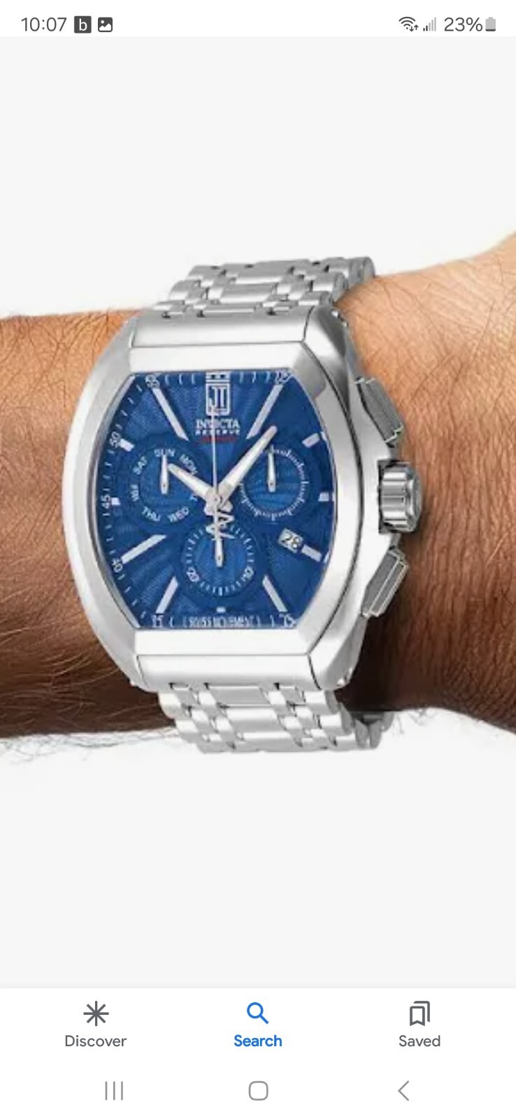 Pre-owned Invicta Mens Jason Taylor Reserve Limited Edition 48mm Swiss Ronda Z60 (45790)