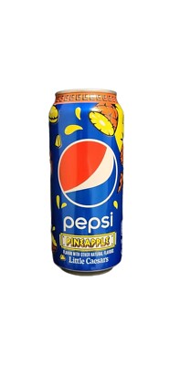  Pepsi Pineapple Limited Edition Little Ceasers 16 oz RARE  !!Fast Shipping!!