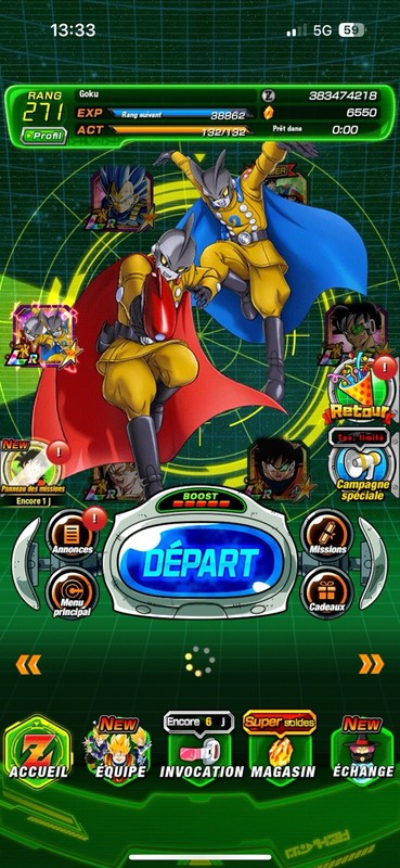 Compte Dokkan Battle Global Ios 6550 Ds 
