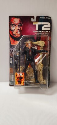 McFarlane Movie Maniacs Terminator 2 T-800 7'' Figure Arnold Schwarzenegger New