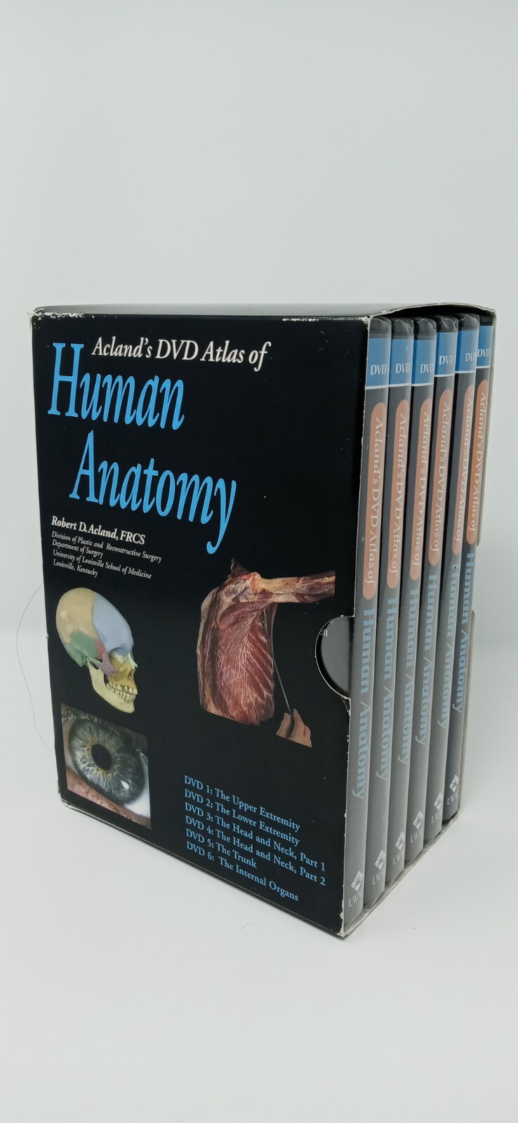 Acland's 6 DVD Atlas of the Human Anatomy Upper/Lower