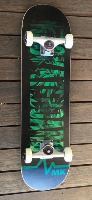 Marijuana Weed Leaves Skateboard Complete $80 Deck Trucks Wheels