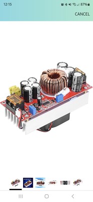 Boost Module, DC-DC 10-60V to 12-97V 1500W 30A Voltage Step Up Converter...