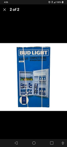 Bud Light 3.2 Cubic Feet.  For The Man Cave