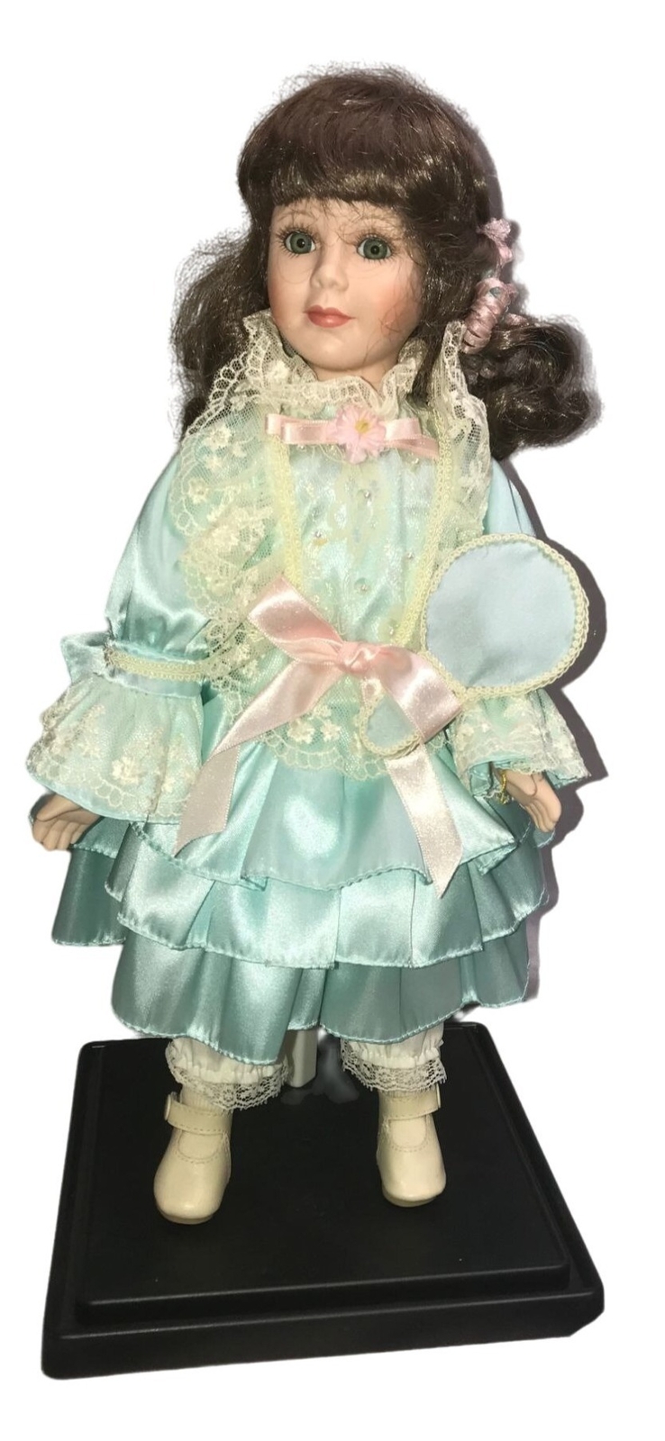 bright eyed porcelain doll - limited edition approx 16
